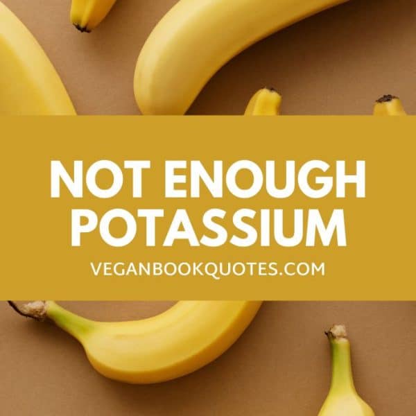 Not Enough Potassium